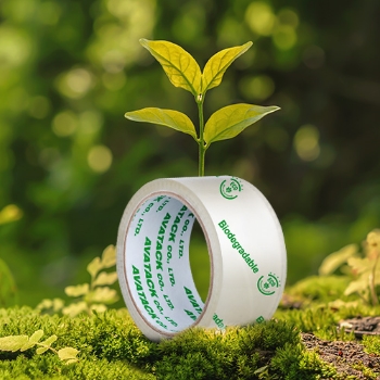 Cinta adhesiva biodegradable y compostable